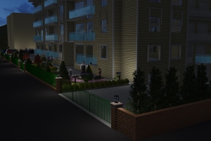 Site Bahçesi Peyzaj Tasarım Projesi